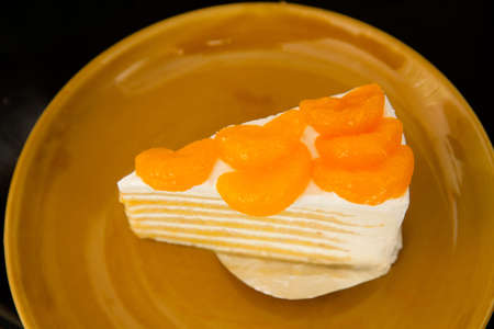 orange cakeの写真素材