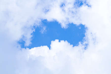 sky and cloud in the sunny day