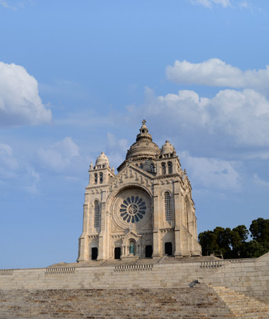 The Santa Luzia Sanctuary in Viana do Castelo, Portugal