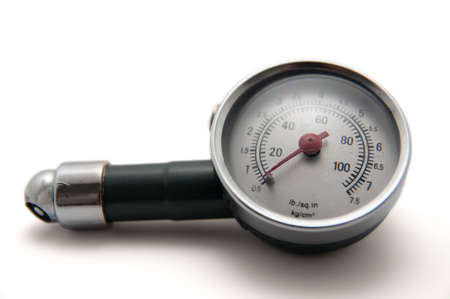 barometer is tire pressure gaugeの写真素材