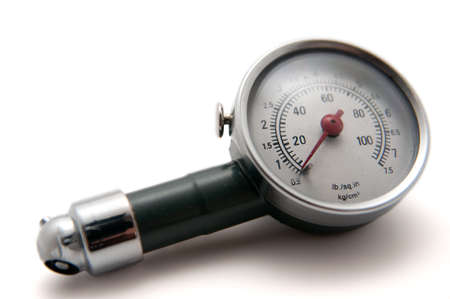 barometer is tire pressure gaugeの写真素材