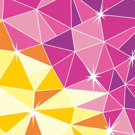 Abstraction Background of triangles card. のイラスト素材