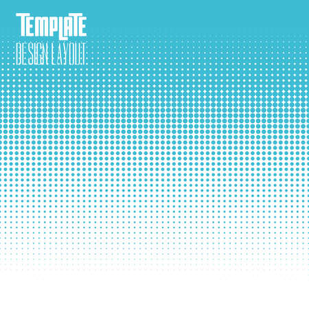 The base of the blue dots in ascending order.のイラスト素材