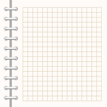 Format page on the spring in the cage.のイラスト素材
