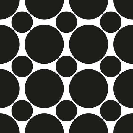 Black circles of different sizes. Vectorのイラスト素材