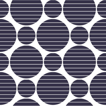 Black circles of different sizes. Vector illustration.のイラスト素材