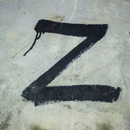 Z, the last letter in the alphabetの写真素材