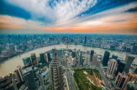 Landscape city view