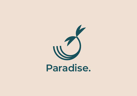 Luxury Palm Logo Template Vectorのイラスト素材