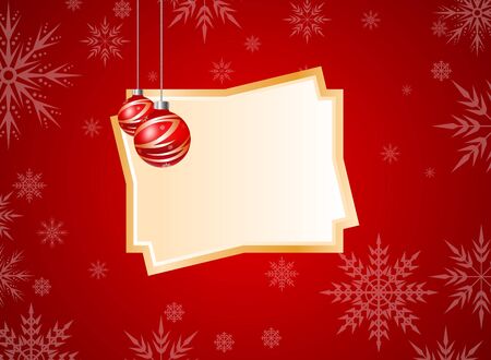 Christmas background with paper snowflakesのイラスト素材