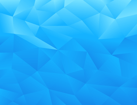 Blue Polygonal Mosaic Backgroundのイラスト素材