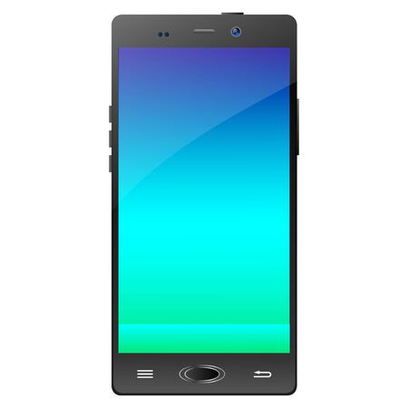 Smartphone, mobile phone isolated, realistic vector illustrationのイラスト素材