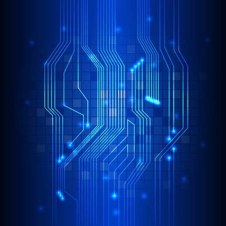 Abstract Technology circuit background vector illustrationのイラスト素材
