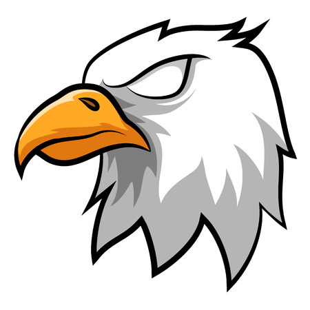Angry Eagle Head Mascotのイラスト素材