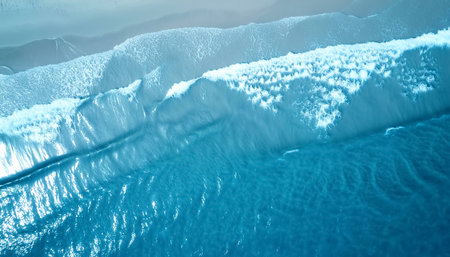 Abstract water wallpaper background , water texture blue tone. abstract background of beachの写真素材