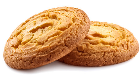 cookies isolated on white background.Â clipping path, full depth of field.の写真素材