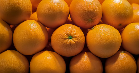 photoÂ close up a pile Orange citrus fruit fresh, organic.の写真素材
