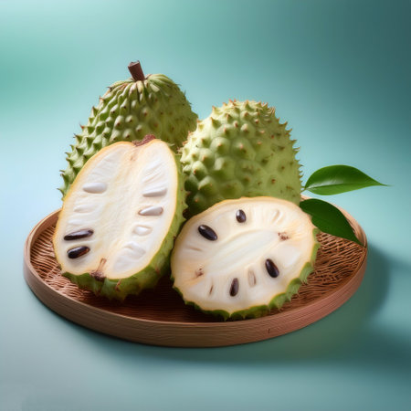 ââSoursop fruit, isolated on a pastelの写真素材
