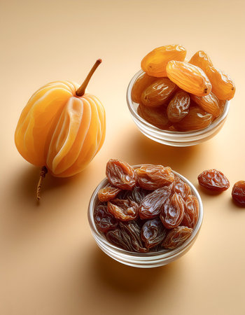 Raisins fruit, isolated on a pastelの写真素材