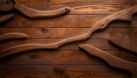 Design of natural wood backgroundの写真素材