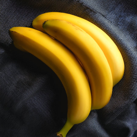 Banana, Creative background design with food theme, focus on the pile of fresh Bananaの写真素材