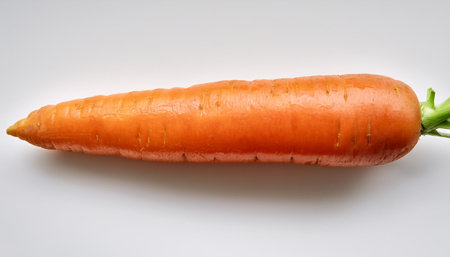 carrot, isolated on a clean white backgroundの写真素材