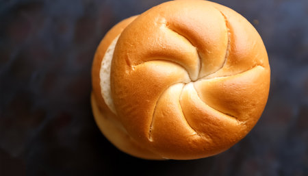 hamburger bread bun pattern texture backgroundの写真素材