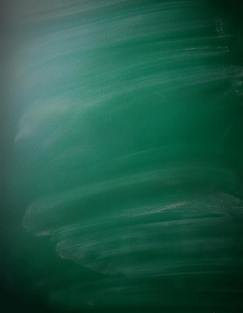 close up of an empty school green chalkboardの写真素材