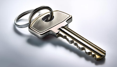 Keys, isolated on white background