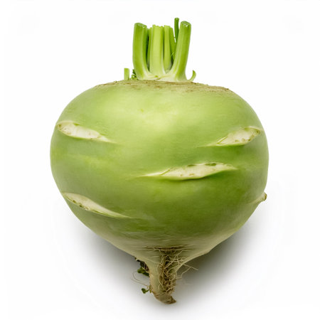 turnip, isolated on a clean white backgroundの写真素材