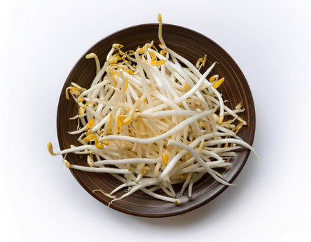 sprouts, isolated on a clean white backgroundの写真素材
