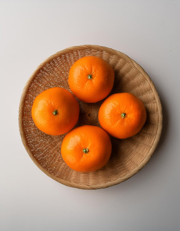 orange fruits, isolated on a clean white backgroundの写真素材