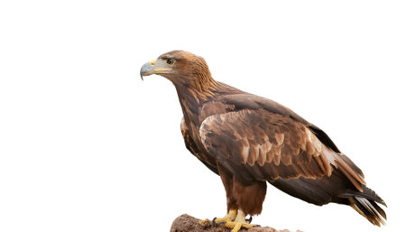 a Eagle bird isolated white