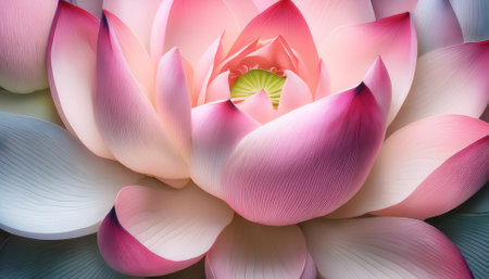 Fresh Lotus flower pattern texture backgroundの写真素材