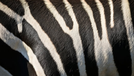 zebra skin detail and texture. concept backgroundの写真素材
