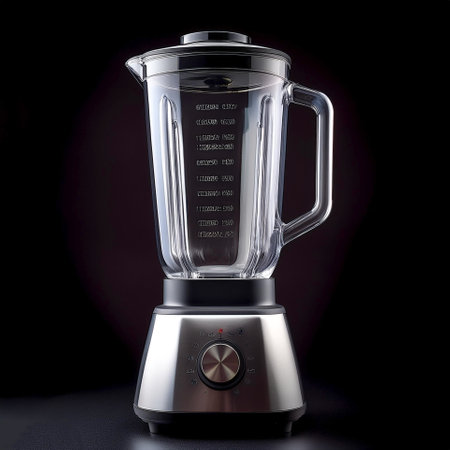 Blender, isolated on a dark blackの写真素材