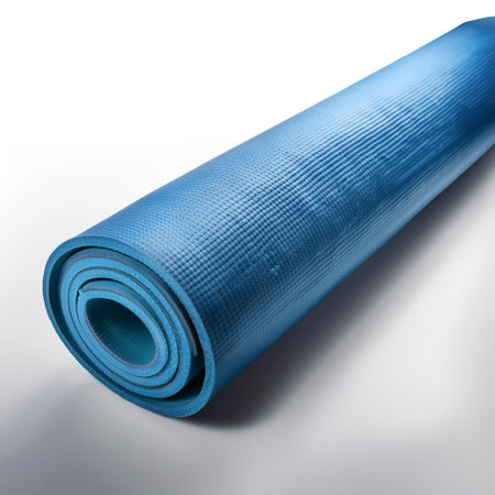 Yoga Mat, isolated on a Clean Whiteの写真素材