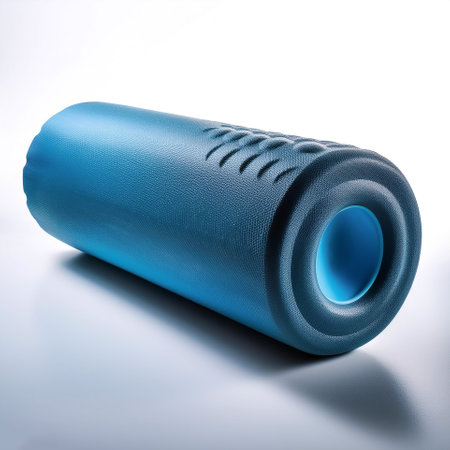 Roller or Foam Roller, isolated on a Clear Whiteの写真素材