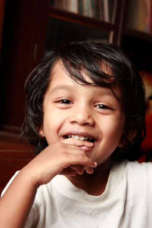 Portrait of a happy Indian kid