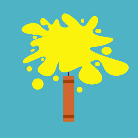 Illustration of fire crackers.Concept for Diwali festival of India