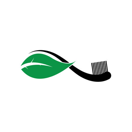 Toothbrush logo designのイラスト素材