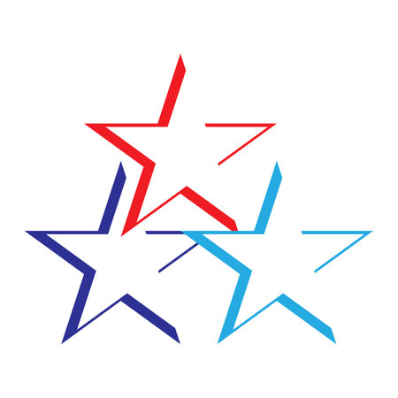 star icon vector on a white backgroundのイラスト素材