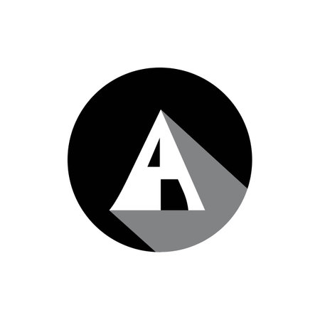 Initial letter A logo vector design templateのイラスト素材