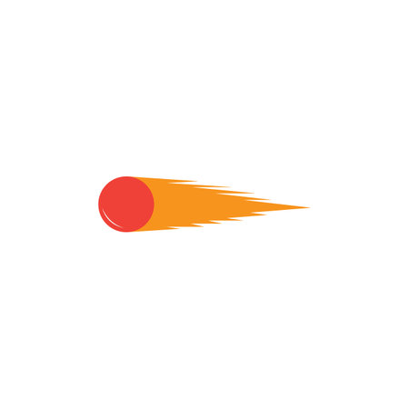 Meteor icon logo design illustration template vector.のイラスト素材