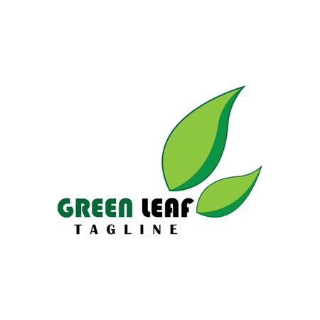 Leaves icon vector isolated on white backgroundのイラスト素材