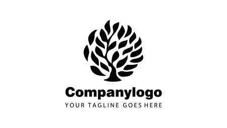 Tree for simple logo design. Tree vector templateのイラスト素材