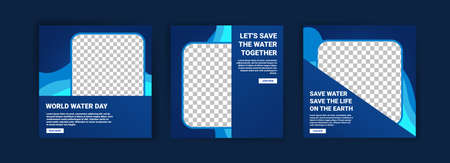 World water day. Social media templates for world water day. Education recognizes the benefits of...