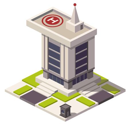 Illustration of buildingのイラスト素材