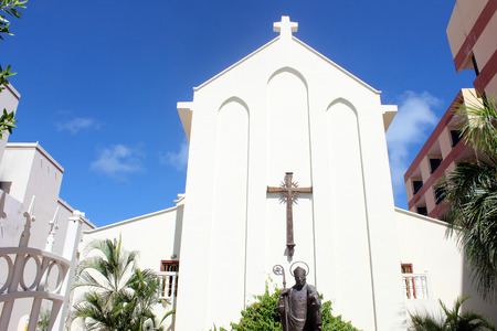 Church in St  Maarten, Netherlands Antilles,west indiesの写真素材