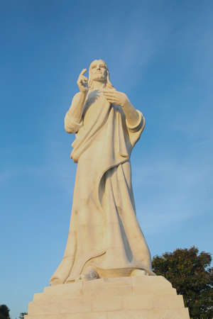 Statue of the Virgin Mary in Montpellier, France.の写真素材